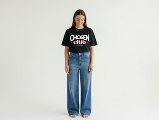 Chosen Club Christian T-Shirt in Black - Faith & Co.
