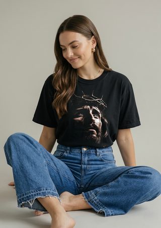 Jesus Crown of Thorns Christian T-Shirt | Faith & Co Apparel